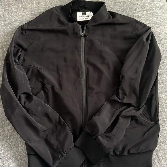 Men’s black bomber jacket - Picture 4 of 10